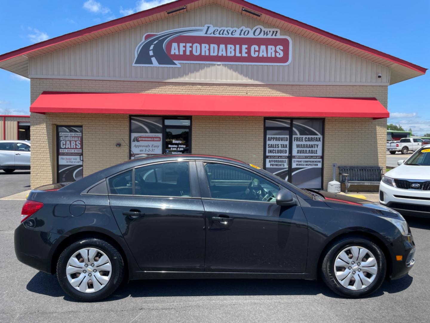 2016 Black Chevrolet Cruze Limited (1G1PC5SH2G7) with an 4-Cyl, ECOTEC, 1.8 Liter engine, Auto, 6-Spd Overdrive transmission, located at 8008 Warden Rd, Sherwood, AR, 72120, (501) 801-6100, 34.830078, -92.186684 - Photo#0